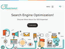 Tablet Screenshot of constantmarketing.com